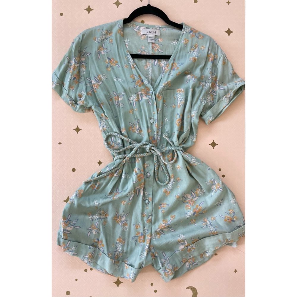 YIREH Leah Romper in Sage